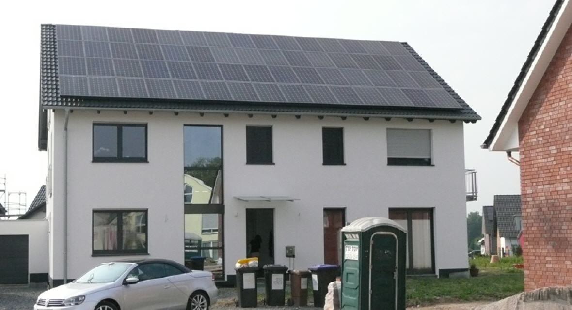 Photovoltaikanlage im Neubaugebiet Hohenbuschei - Dortmund