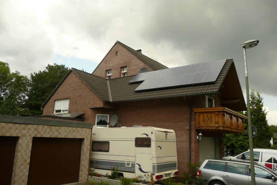 Photovoltaikanlage im Ruhrgebiet
